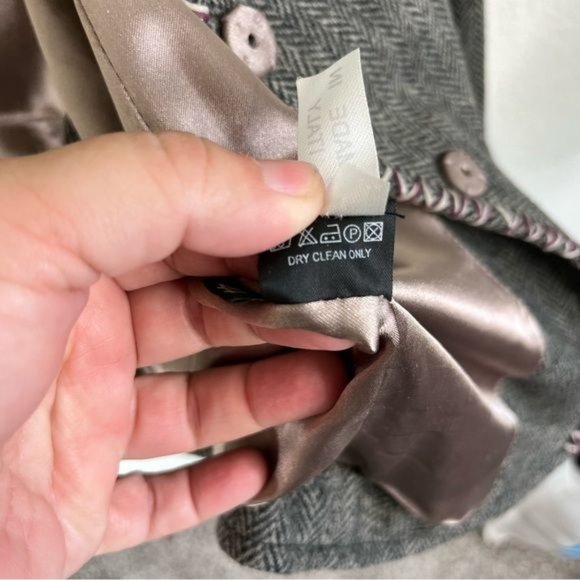 Etro Tweed Wool Velvet Paisley Blazer - Picture 9 of 9